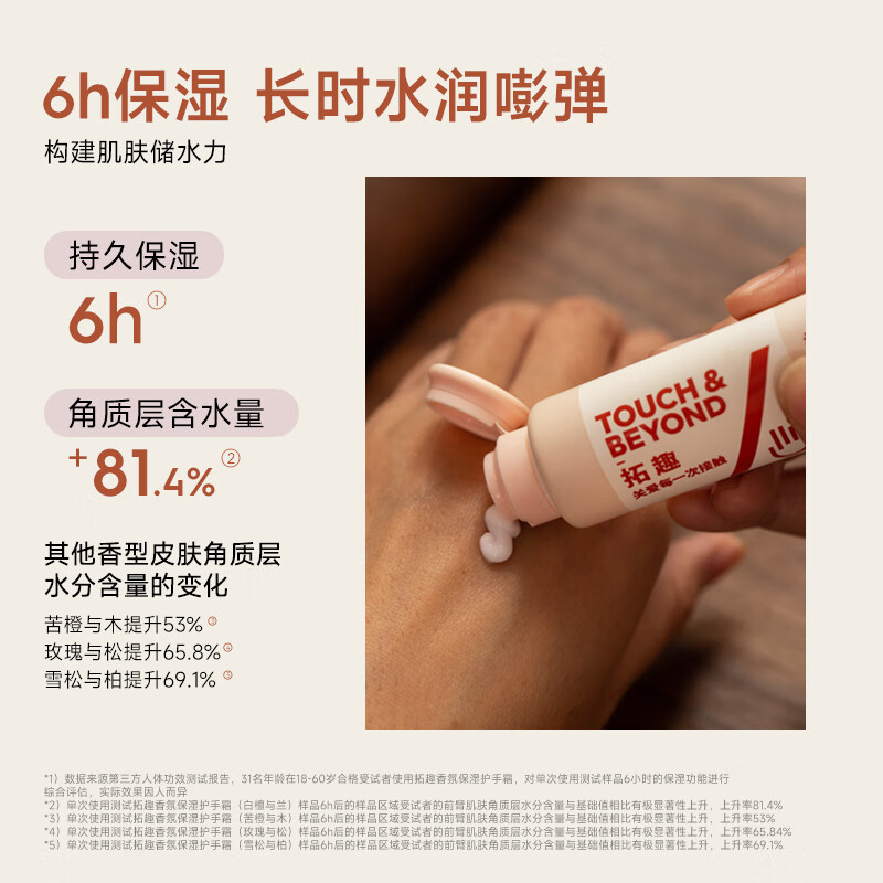 拓趣香氛护手霜春夏天保湿女手部护理滋润肤持久留香防干燥开裂便携 【热销混搭】苦橙+白檀+薰衣草