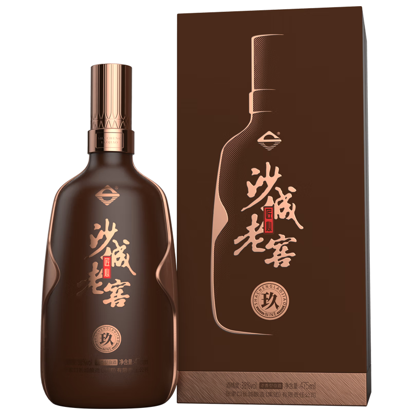 沙城老窖匠心玖 浓香型白酒 送礼宴请 42度 475ml 1瓶