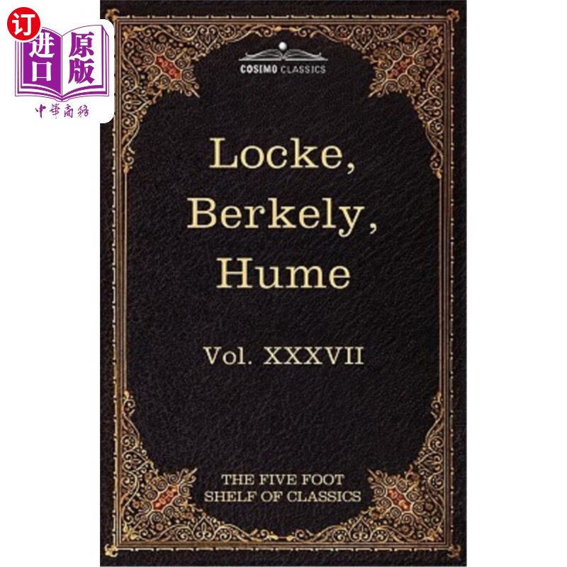 海外直订locke, berkely & hume: the five foot shelf of classics