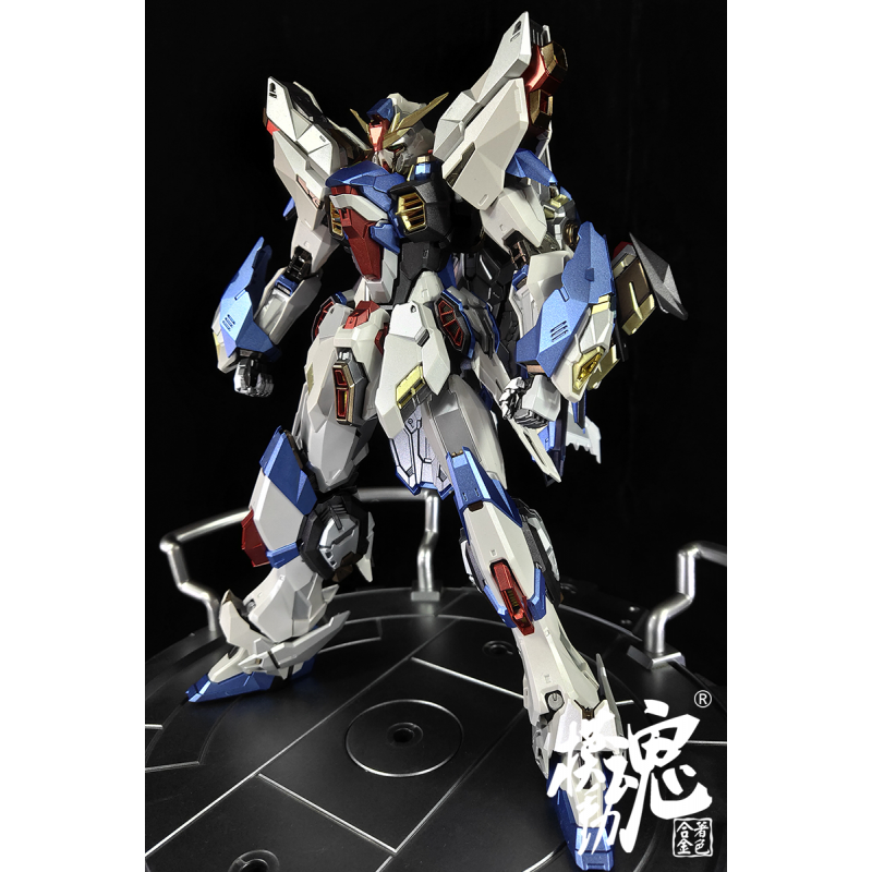 模动魂合金着色零重力1/100 审判 机甲 禁断 带骨架 拼装模型团购 极