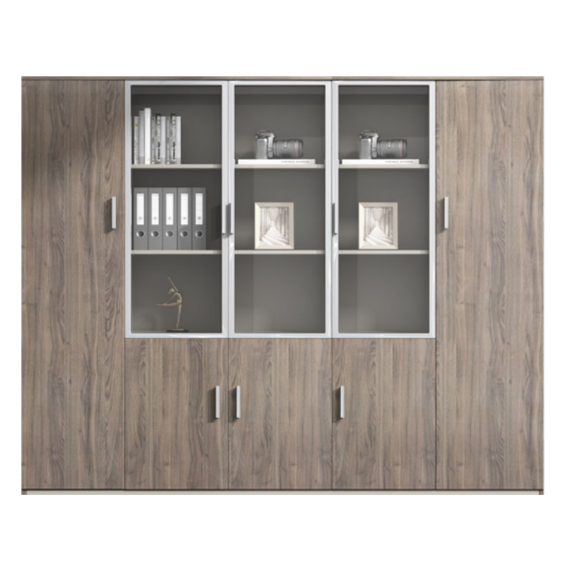 质辛 办公家具 文件柜 资料柜木质板式矮柜茶水柜书柜子档案柜衣柜 2门柜