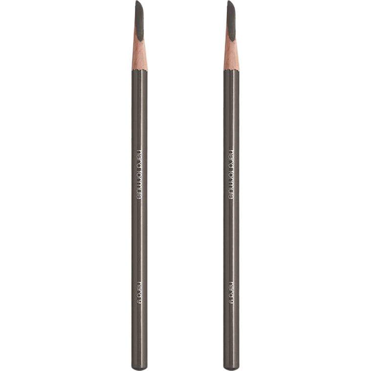 植村秀经典砍刀眉笔双支装（ 灰棕02+灰色05）生日礼物送女友