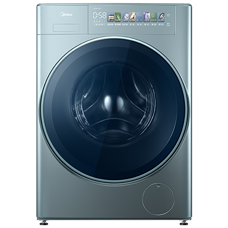 美的（Midea）滚筒洗衣机全自动 AIR3 元气轻氧系列 MG100LAIR 天然草本除菌 超薄全嵌  1.1洗净比 智能投放