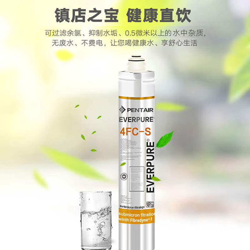 爱惠浦（Everpure）4FC-S净水器 净水机 厨房餐饮用水过滤器滤芯