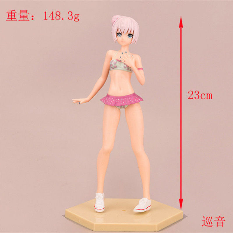适用于 樱花兔耳熊初音未来雪乃公主殿下手办玩偶模型动漫摆件车载