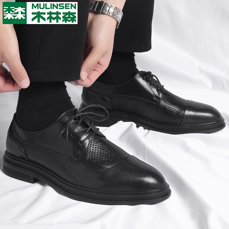 ���ڲ�����ľ��ɭ����ƤЬ����ţƤ2025�¿�ļ���װЬ����Ь��������ЬӢ�׷��� ��ɫ�ο� 43 [ƤЬ����]