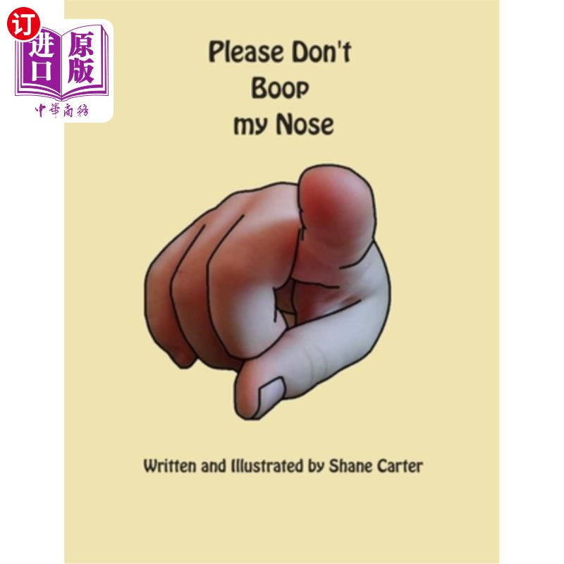 海外直订please dont boop my nose 请不要嘘我的鼻子