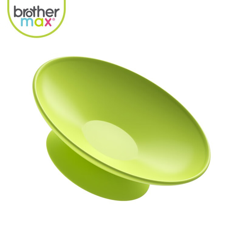 brothermax吸盘训练碗吸盘配件保鲜碗吸盘儿童餐具托盘 绿色