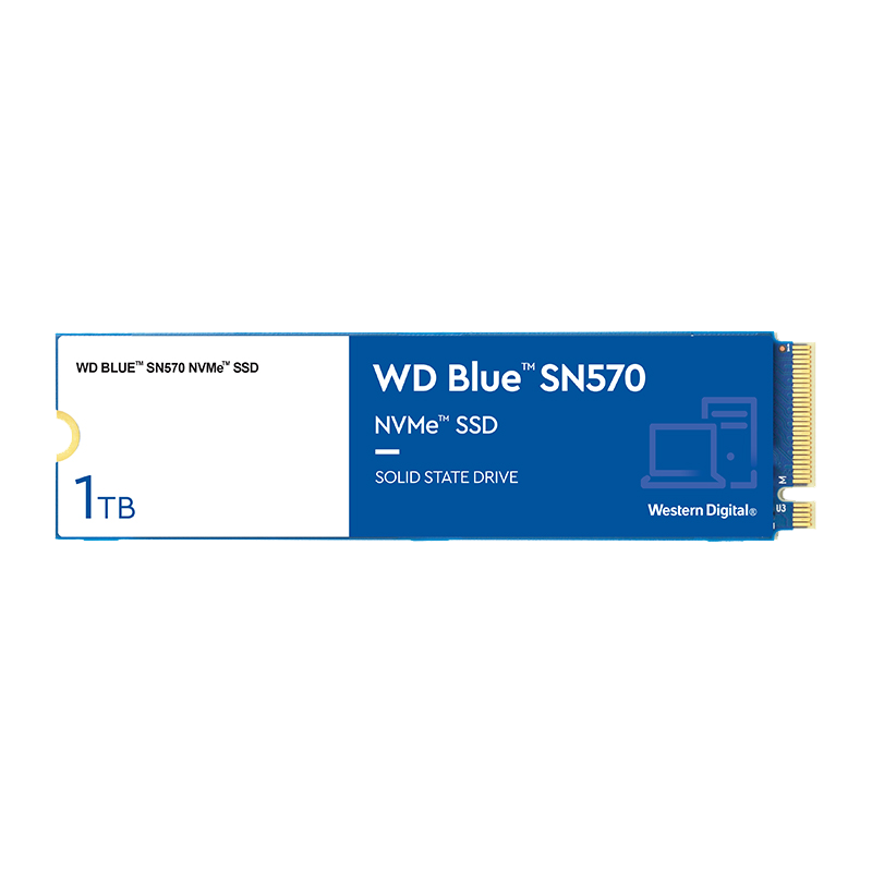 西部数据（WD） Blue SN570 NVMe SSD固态硬盘 M.2接口（NVMe协议） SSD固态硬盘（+螺丝钉 套装版） 1TB