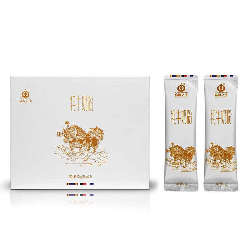高原之宝(treasure of plateau)牦牛奶粉300g 青少年 成人奶粉 独立条