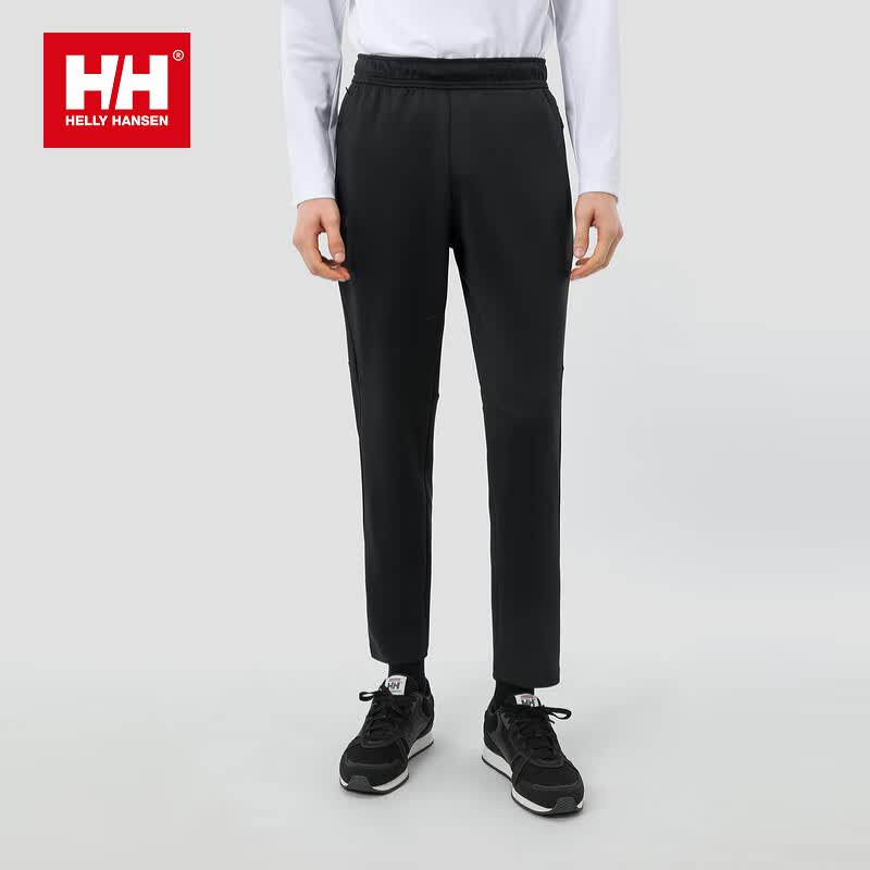 HELLY HANSEN, HH海丽汉森24新春男款城市户外舒适轻薄针织长裤 黑色 M