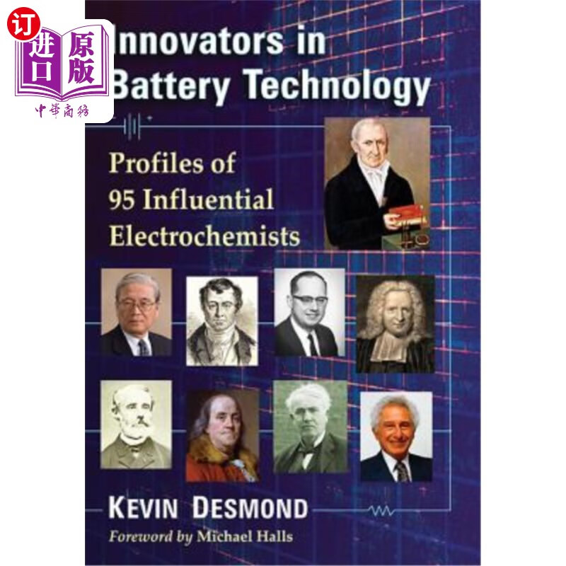 海外直订innovators in battery technology: profiles of 95