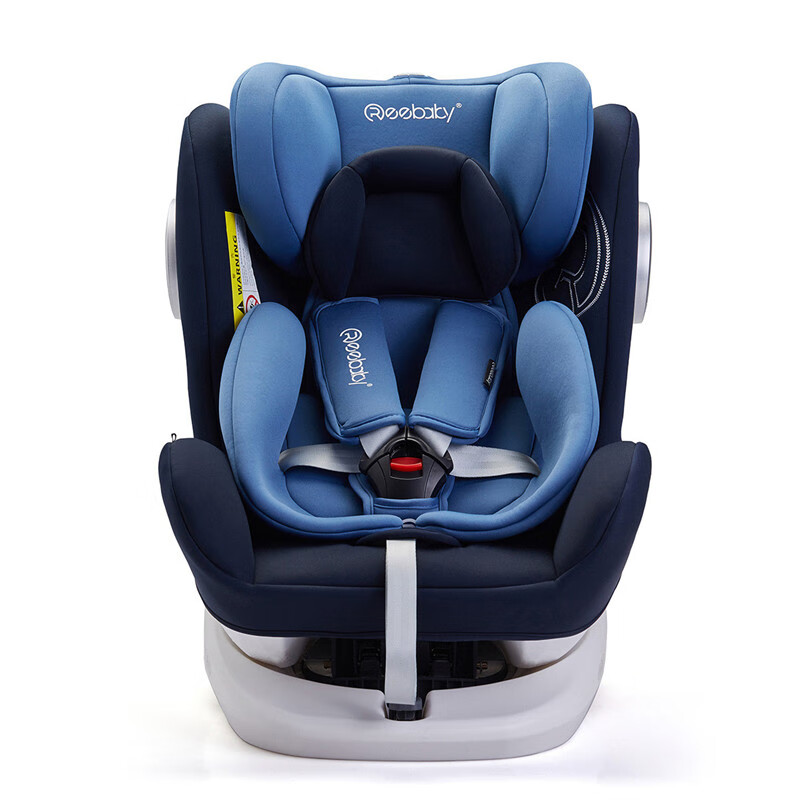 REEBABY儿童安全座椅汽车用0-12岁isofix接口360°旋转 钢骨架 婴儿宝宝新生儿可躺 尼加拉篮