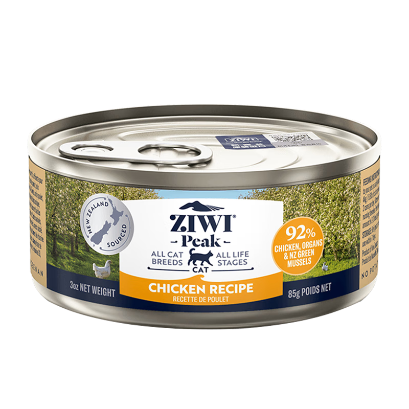 ZiwiPeak滋益鸡肉猫罐头85g*1罐主食零食全猫通用