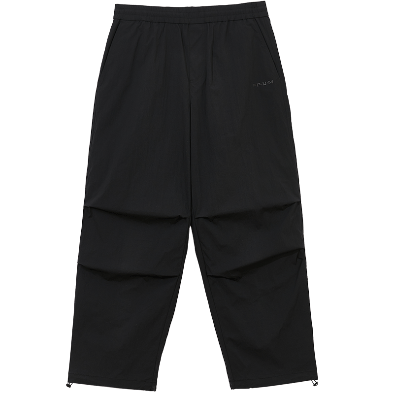 杰克·瓊斯(JACK&JONES)男裝降落傘兵褲男秋季工裝褲男褲略寬松休閑褲輕薄款潮流褲子男士 E39黑色 31 175