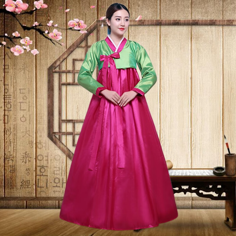 朝鲜族女性服饰图片