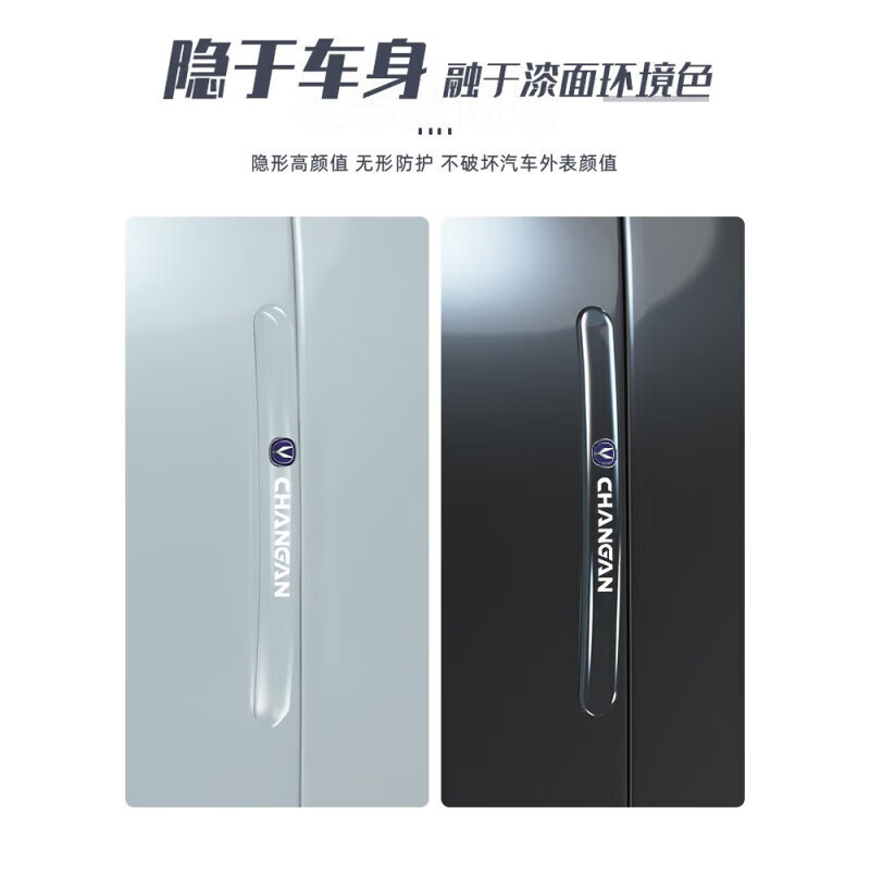 塔克尔适用于2023款深蓝S7长安车门防撞条保护贴防刮装饰汽车用品改装件 深蓝S7[车门防撞条]长款4