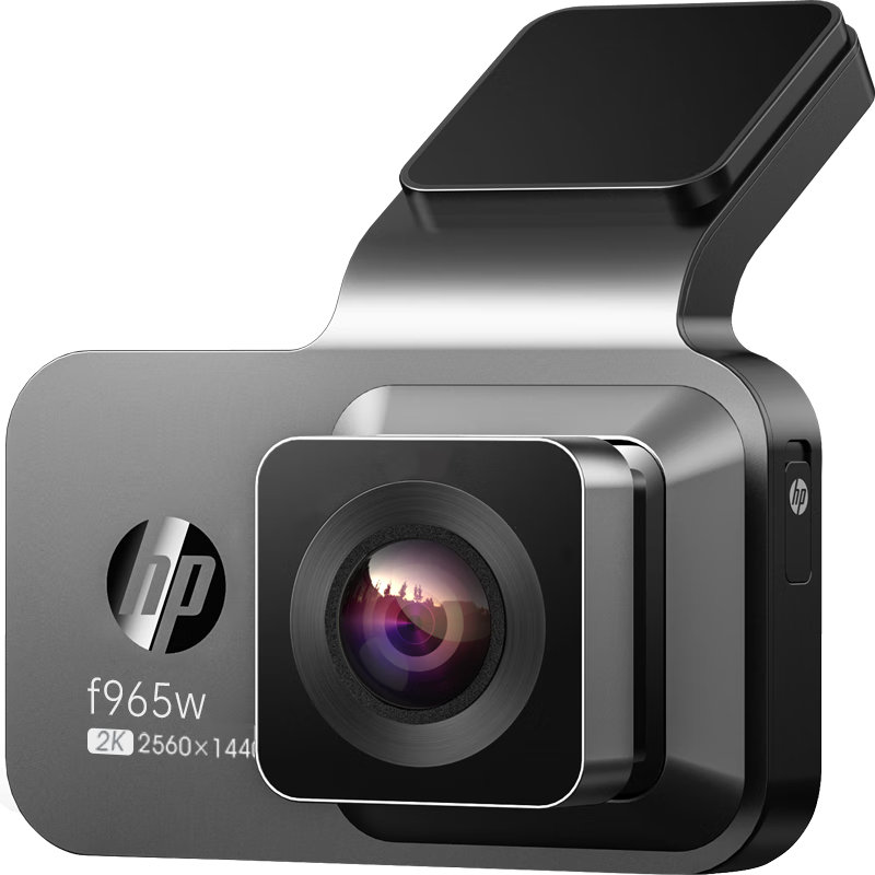 惠普（hp）行车记录仪f965s 2K超清夜视 前后双录 语音声控手机互联疲劳提醒 f965【单录】官方标配（赠64G）