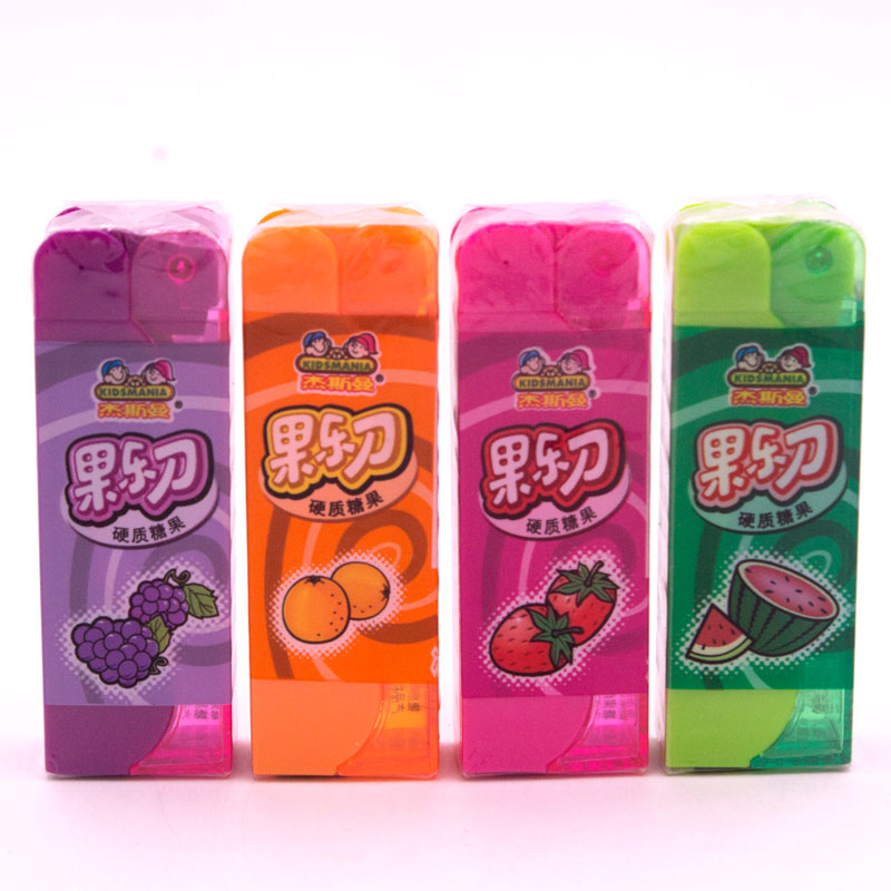 tlxt剪刀糖水果糖棒棒糖儿童怀旧生日零食创意玩具小糖果 20支