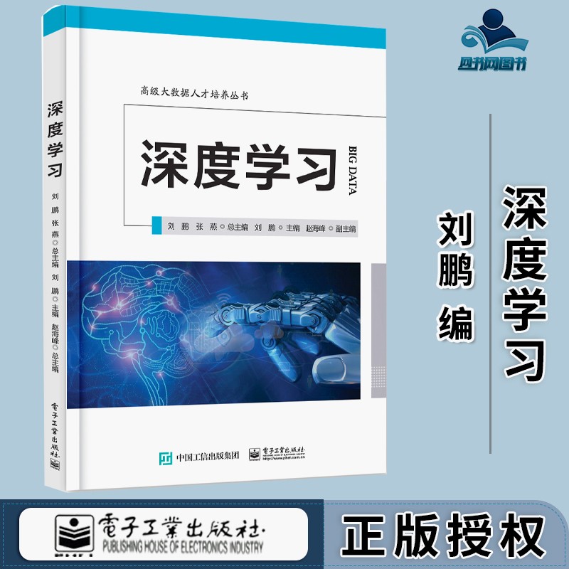 包邮 深度学习 刘鹏 电子工业出版社 高级大数据人才培养丛书