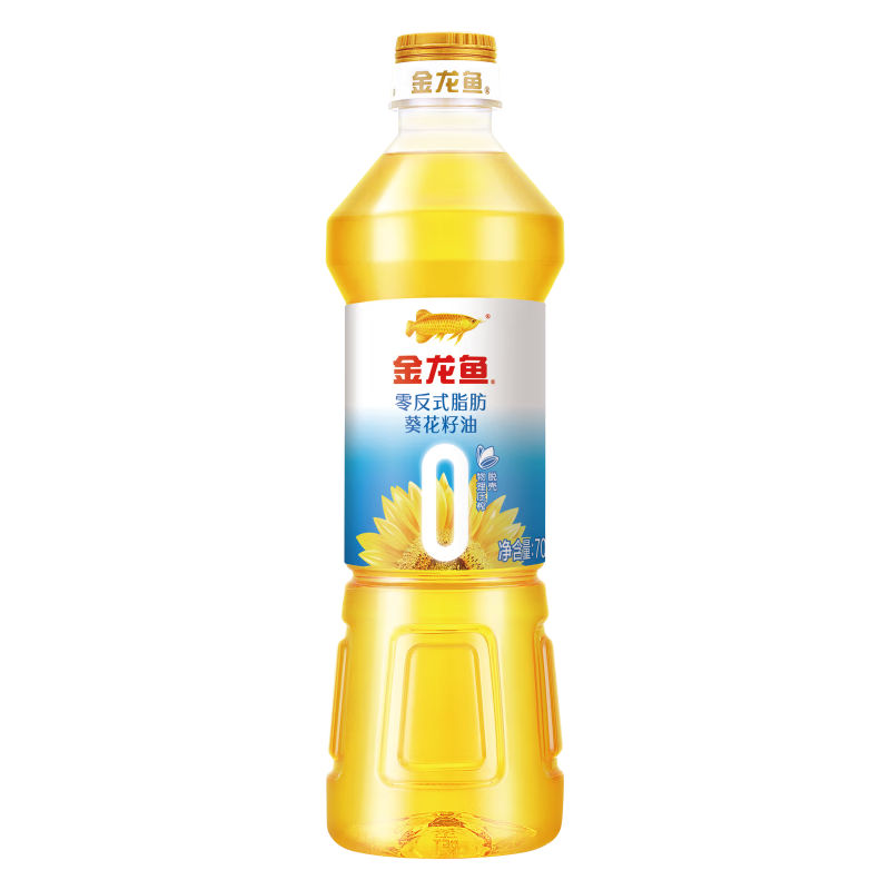 plus会员：金龙鱼 食用油 零反式脂肪葵花籽油700ML 新老包装交替发货