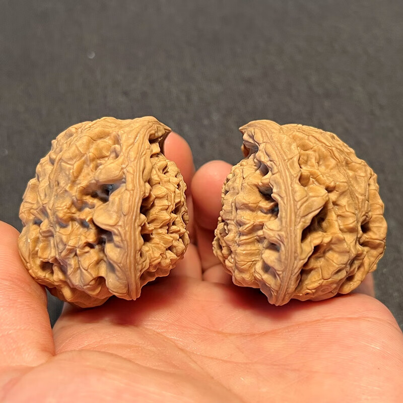 山中玉文玩核桃蛇头异形麻核桃核头官帽手把件盘玩古玩送礼物七夕礼物