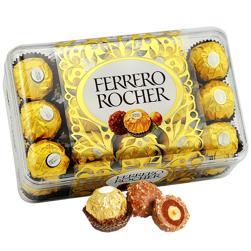 费列罗(ferrero)巧克力礼盒进口金沙巧克力装t48粒喜糖婚礼喜糖婚庆