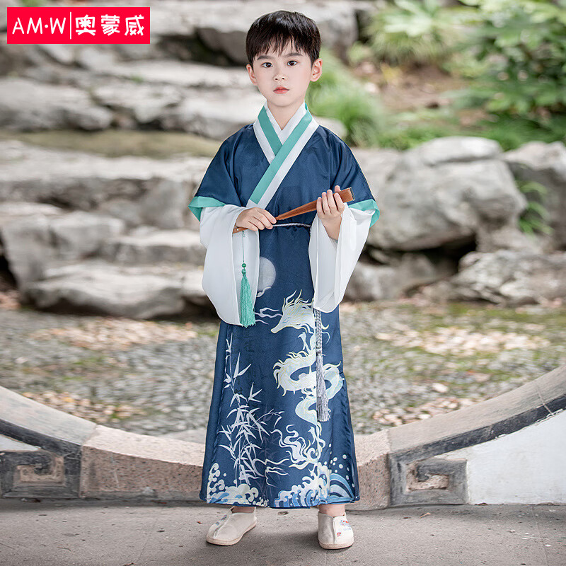 奥蒙威（AOMENGWEI）汉服儿童国学服中式秋季男女童中国风演出服古风唐装MD06玉龙130怎么样,好用不?