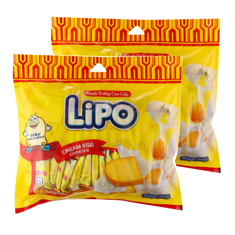 Lipo面包干越南进口奶油味200g：价格历史、销售趋势、评价|糕点点心网购商品历史价格查询