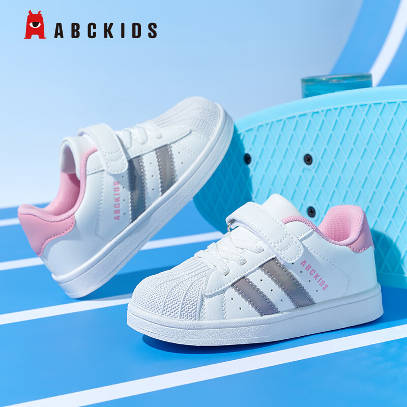 ���ڲ�����ABC KIDSͯЬ2024�ﶬ�¿���ͯ��Ь��Сͯħ�����˶�ЬŮѧ������ͷС��Ь ��/��206 27�� �ʺϽų�Լ16.5cm