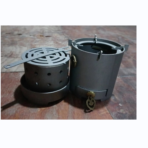 嘉辉原新式户外铸铁煮茶炉烧碳多功能酒精家用小茶炉木炭环保碳炉油烧