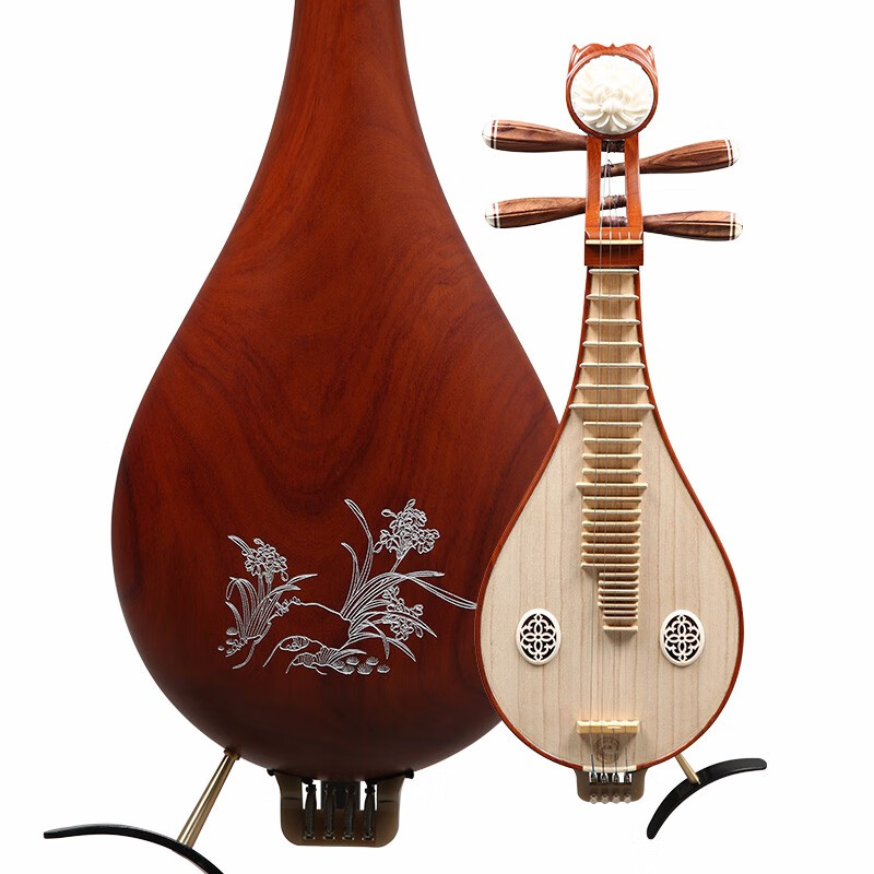 乐海 柳琴乐器奧式黄檀木材质铜品微调酸枝木专业考级演奏柳琴 DS14-LC