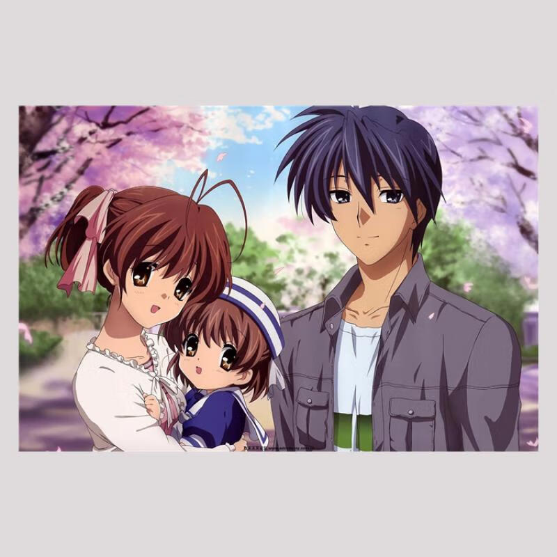 clannad汐头像,clannad汐 狼天影 clannad 团子大家族 古河渚 坂上智代 动漫海报墙贴画高清宿舍