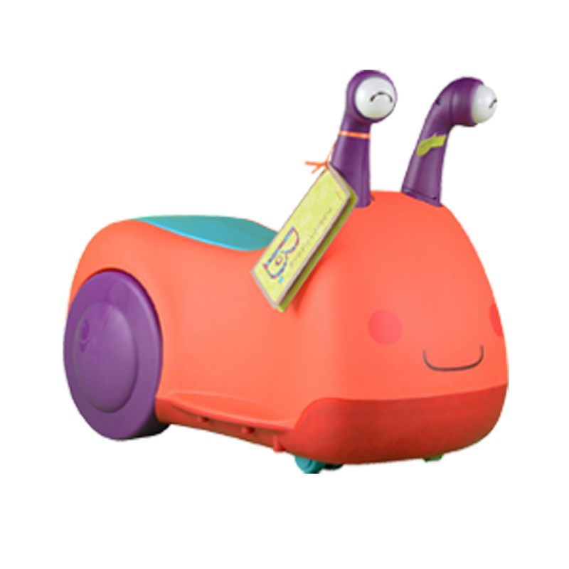 比乐B.toys学步车益智玩具平衡车男孩女孩宝宝儿童发声发光婴幼儿宝宝学走路 瓦格利蜗牛骑乘车