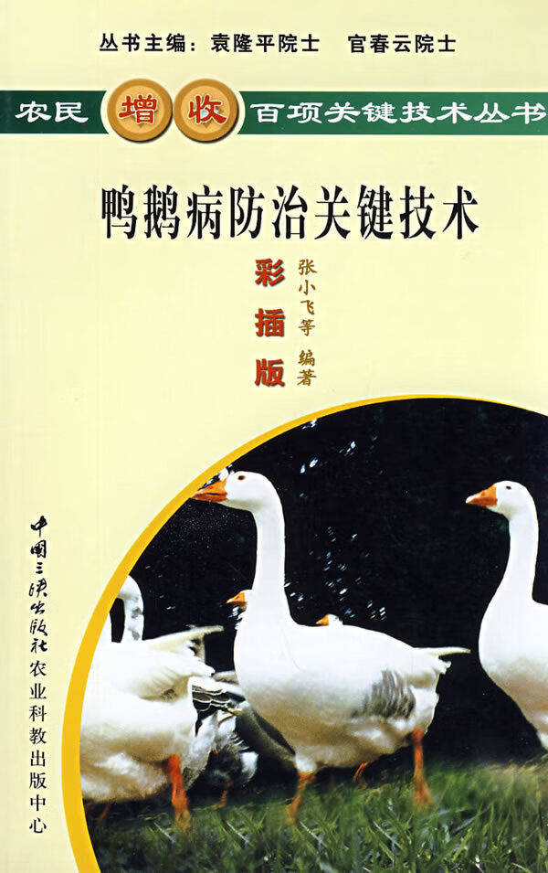 鸭鹅病防治关键技术 张小飞,朱永和著【放心选购】