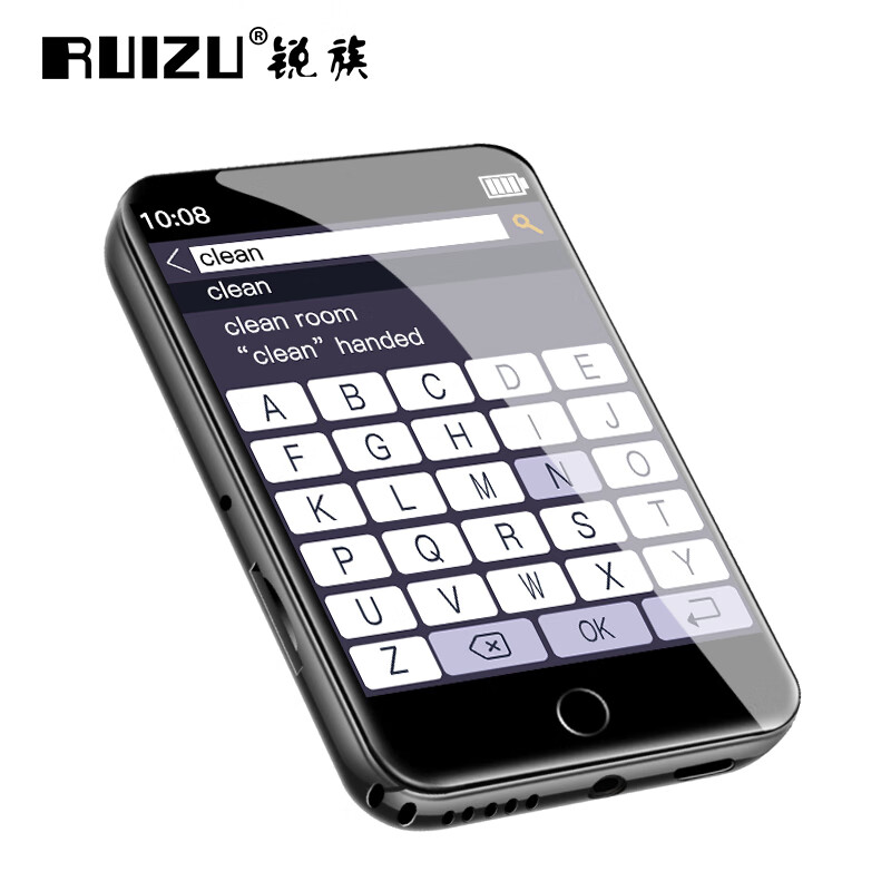 锐族 (RUIZU) M7 4G 黑色 蓝牙外放全面屏2.8英寸mp3/mp4无损HIFI mp5音乐视频播放器学生英语随身听运动
