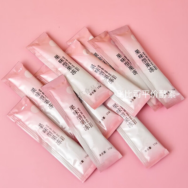 食怀院线同款jelly益生元酵素果冻水蜜桃味 20条袋果冻素条状顺畅300g