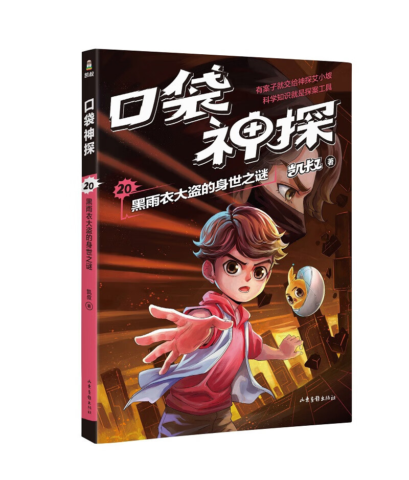 正版图书 凯叔口袋神探20:黑雨衣大盗的阴谋 童书 儿童文学类书籍