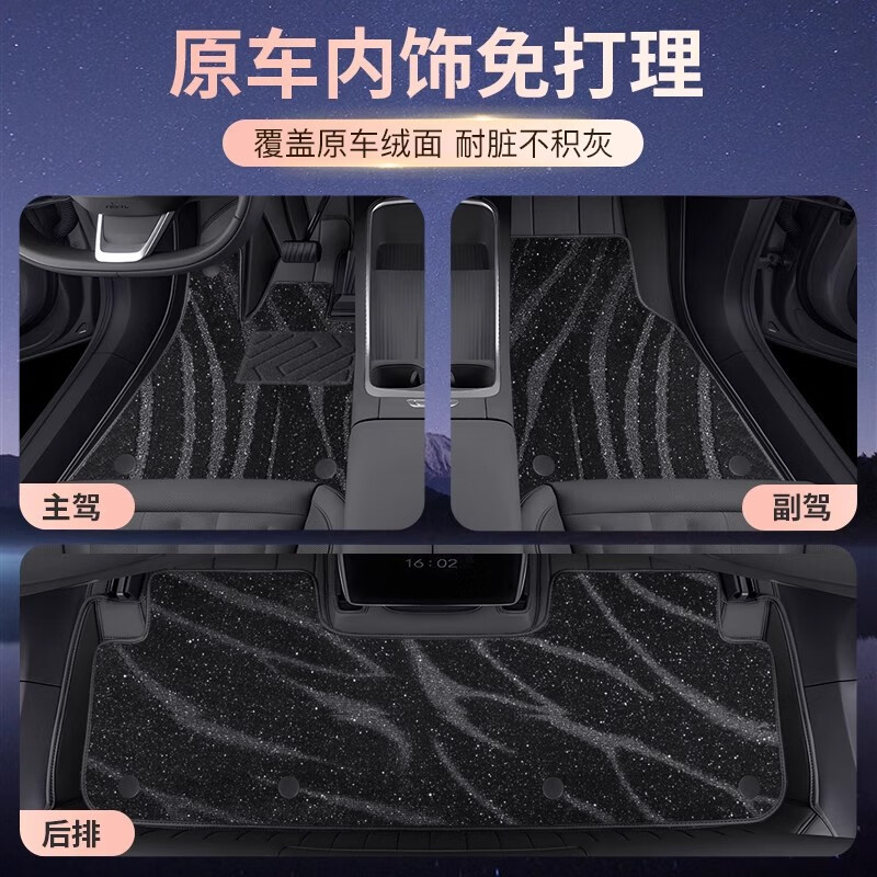 宰搂蔚来乐道l60脚垫全包围2024款原厂地毯专用后备箱垫汽车用 乐道L60【丁香紫】单层游艇皮脚垫 【2024款】乐道L60
