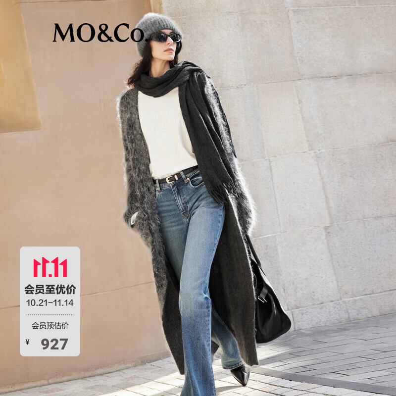 MO&Co.ë�������ֹ���ë��Ŵ������ë����ë������֯����Ħ���� �л���ɫ M 165