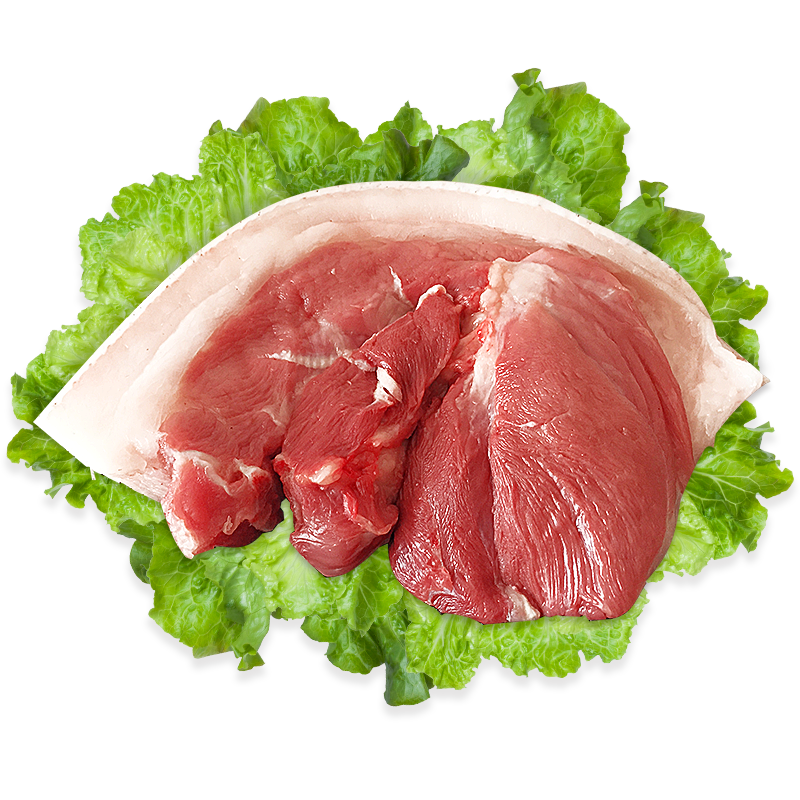 黑猪肉新鲜土猪肉农家更健康 前腿/后腿肉/五花肉2-4斤可选 腿肉4斤