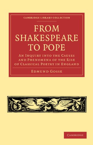 预订 from shakespeare to pope