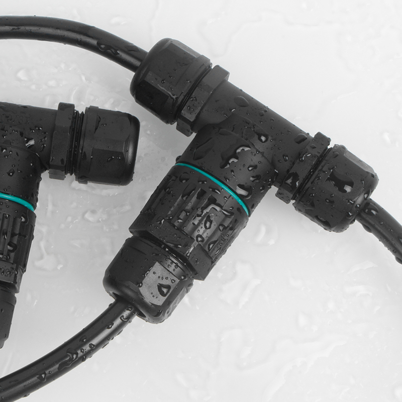 水接头端子t型三通连接器3芯电线电缆水户外路灯地埋接线端子
