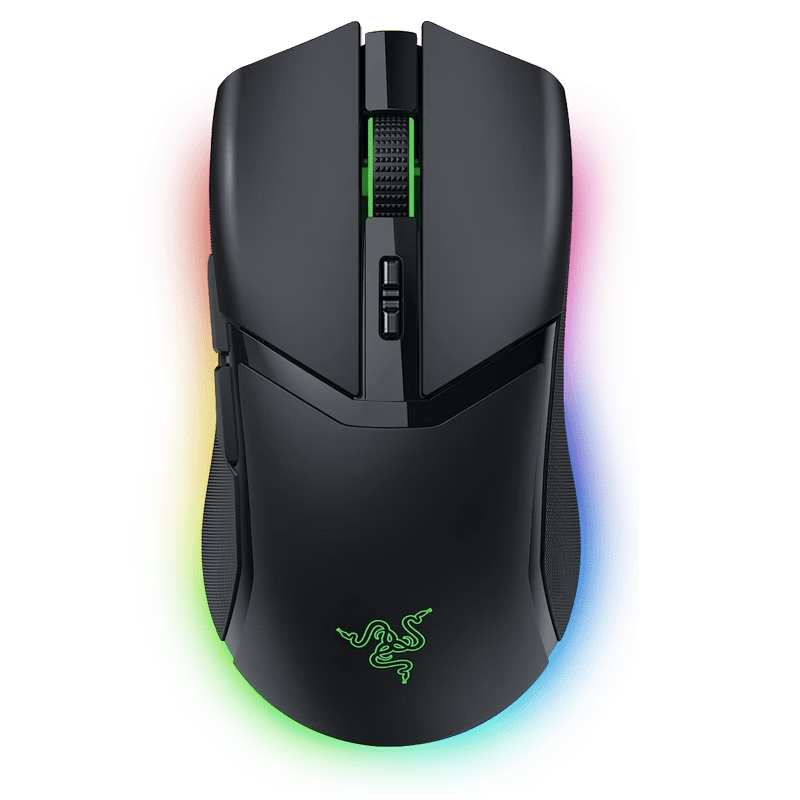 雷蛇(Razer)雷蛇眼镜蛇Cobra有线电竞电脑游戏RGB幻彩轻量(毒蝰迷你升级款) 眼镜蛇专业版 黑