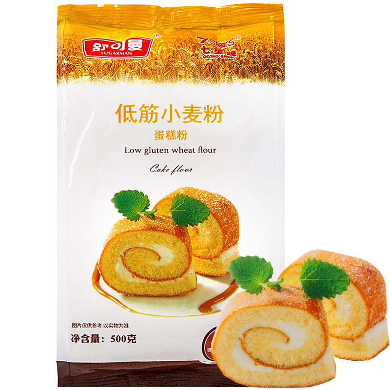 舒可曼 面粉 低筋小麦粉 烘焙原料 蛋糕粉 500g