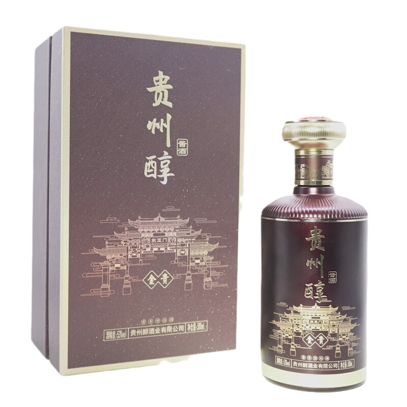 贵州醇真年份金贵 酱香型 白酒 纯粮食酒 商务宴请 送礼 500ml*1瓶装