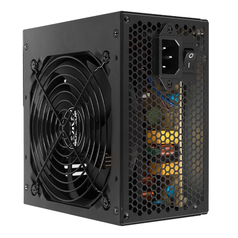 大水牛（BUBALUS）额定600W 劲强600台式电脑电源（主动式PFC/12CM风扇/智能温控/支持背线/宽幅电压）