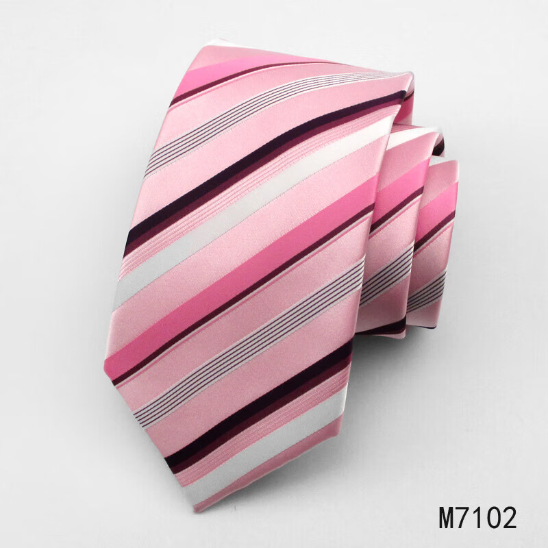 蒲恋粉色领带结婚 男正装商务8cm 10cm时尚婚礼新郎手打领带伴郎 m