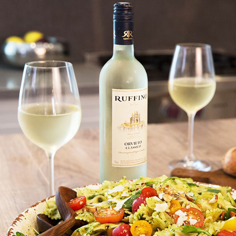 鲁芬诺（RUFFINO）意大利 托斯卡纳基昂蒂法定产区葡萄酒原装进口 奥维亚图经典白葡萄酒750ml