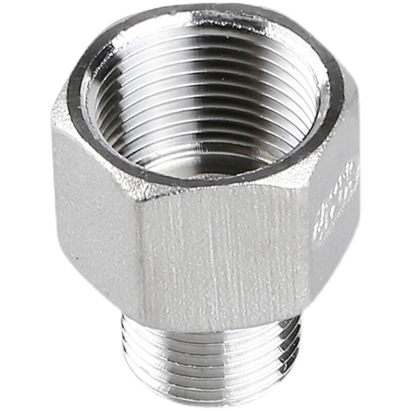 转外牙接头 六角螺纹异径管箍直接 3分「内丝」×2分「外丝」【2只